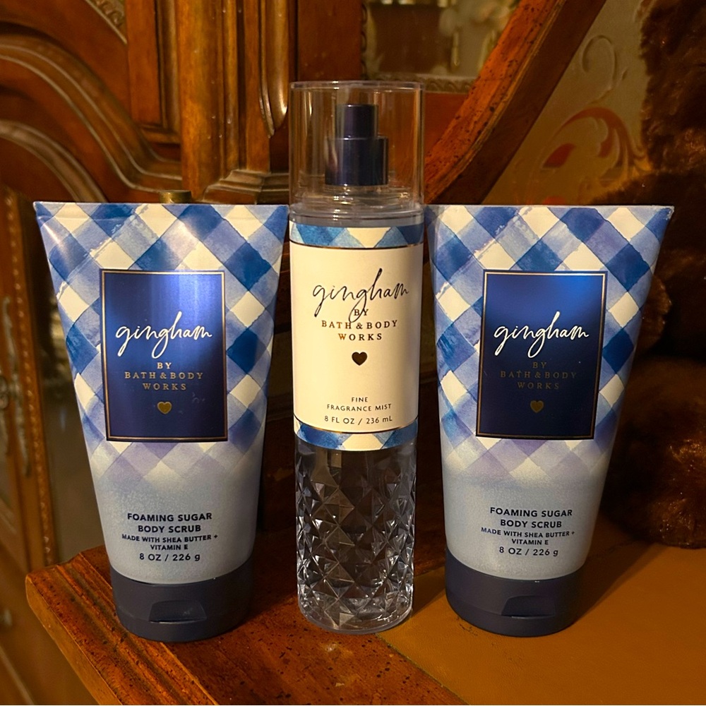 Bath & Body Works Gingham Set